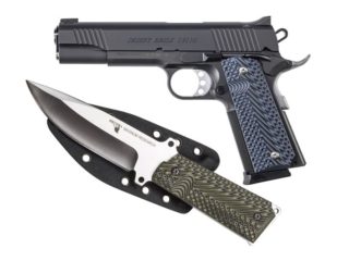 MAGNUM RESEARCH 1911G 45 ACP PISTOL WITH FIXED BLADE KNIFE